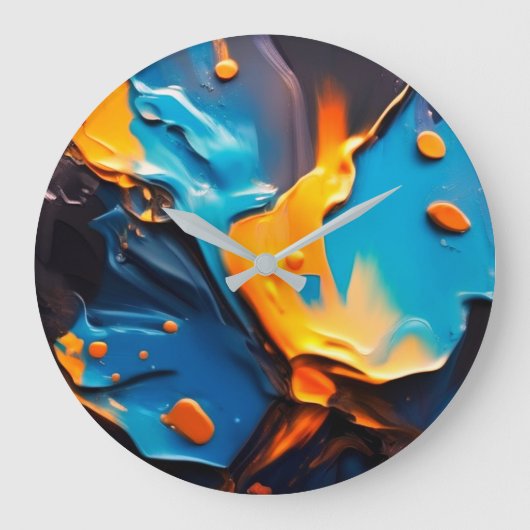 blockchain bitcoin wallet wandklok (Voorkant)