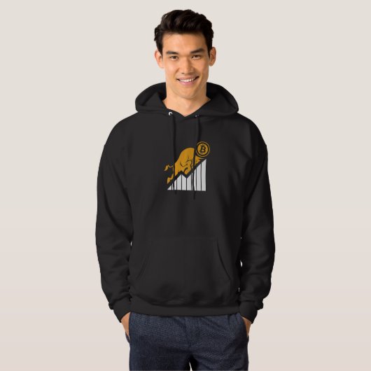Blockchain Crypto Crypto Currency Crypto Trader Bi Hoodie (Voorkant volledig)