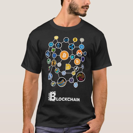 Blockchain Crypto - Cryptocurrency shirt Hoodie - (Voorkant)