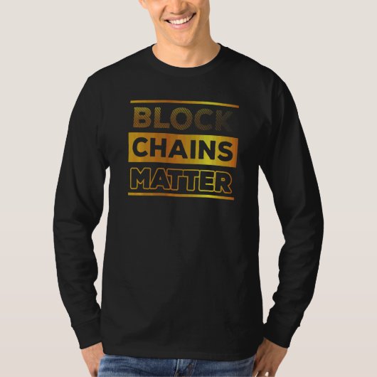 Blockchain Cryptocurrency Bitcoin Crypto Traders M T-shirt (Voorkant)