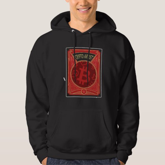 Blockchain Digitale Kunst Crypto Art NFT Crypto A Hoodie (Voorkant)