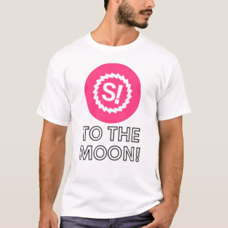 Blockchain naar de maan Crypto spank Altcoin T-shirt