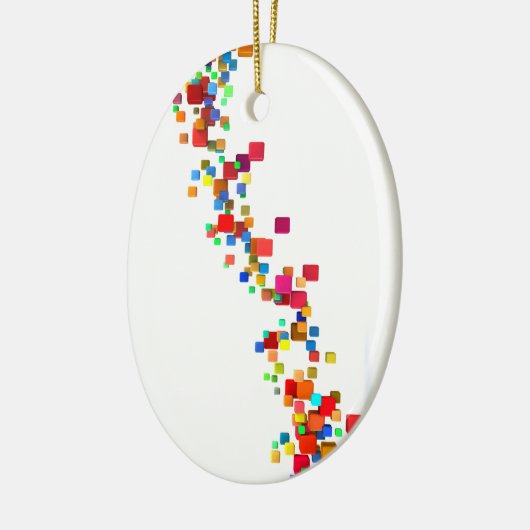 Blockchain Technology als creatief bedrijf Keramisch Ornament (Links)