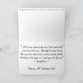 "Blocked Out" Hallowe’en Kaart (Binnen)