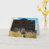 "Blocked Out" Hallowe’en Kaart (Gele Bloem)