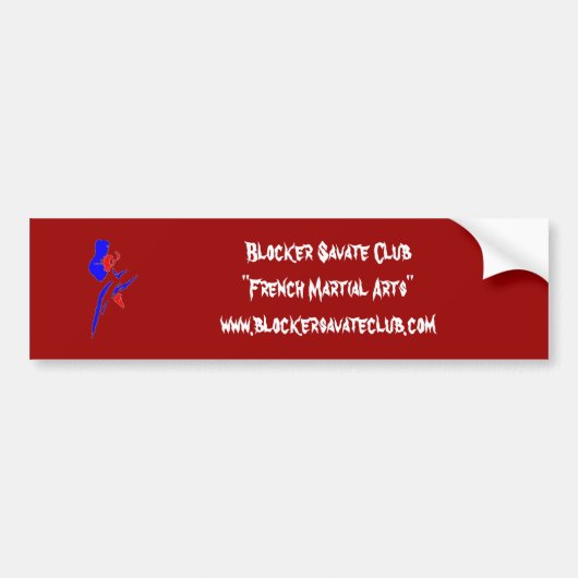 Blocker Savate Club Bumpersticker (Voorkant)