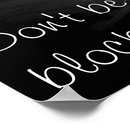 Blockin mijn shine - Grumpy Angel Poster (Hoek)