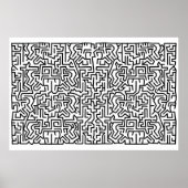 blockity-doolhof poster (Voorkant)