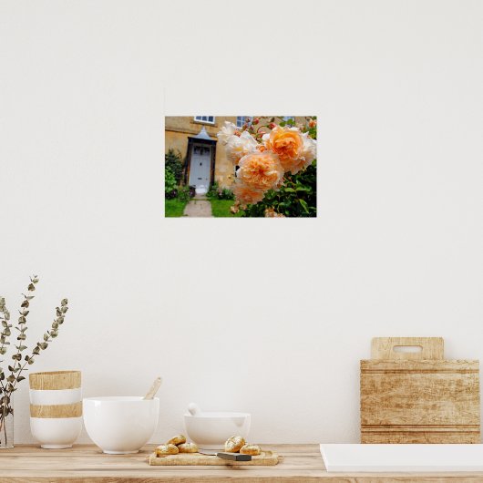 Blockley Village Cottage Cotswolds Gloucestershire Poster (Keuken)