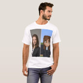 BlockPix Minecraft Character T-Shirt (Voorkant volledig)