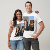 BlockPix Minecraft Karakter T-Shirt (Unisex)