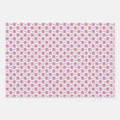 Blockprint botanicals en dieren inpakpapier vel (Voorkant)