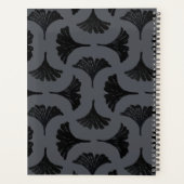 Blockprint Gingko - steengrijs Planner (Achterkant)