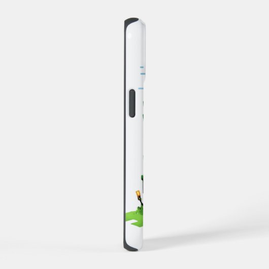 BlockQuest Adventures - Pixel Art iPhone 15 hoesje (Rechterkant)