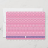 Blocks Girl Announcement Aankondiging (Achterkant)