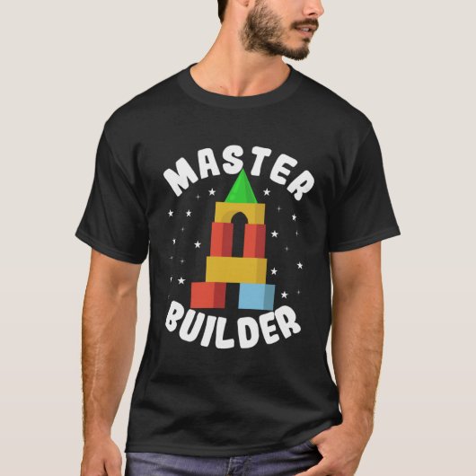 Blocks Master Builder 1 T-shirt (Voorkant)