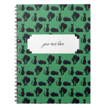 Blocky Black Cats Halloween Pixel Art Patroon