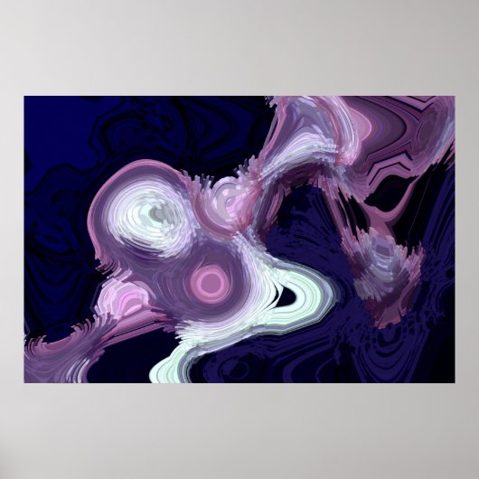 Blocky Blob Poster (Voorkant)