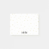 Blocnote - ik bied Gold-Stippen aan Post-it® Notes (Voorkant)