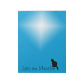 Blocnote — Katten zijn wonderen (Linkerzijde)