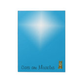 Blocnote - Katten zijn wonderen (groot) (Linkerzijde)