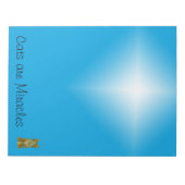 Blocnote - Katten zijn wonderen (groot) (Voorkant)