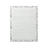 Blocnote met 40 pagina's met Eucalyptus-Waterverf (Linkerzijde)