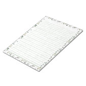 Blocnote met 40 pagina's met Eucalyptus-Waterverf (Schuin)