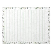 Blocnote met 40 pagina's met Eucalyptus-Waterverf (Voorkant)