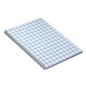Blocnote met blauw geluid notitieboek (Rechterzijde)