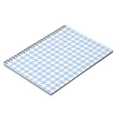 Blocnote met blauw geluid notitieboek (Linkerzijde)