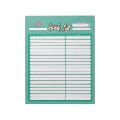 Blocnote met HOMESCHOOL BOOK (Linkerzijde)