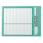 Blocnote met HOMESCHOOL BOOK (Voorkant)