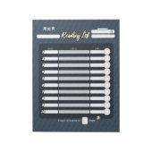 Blocnote met KINDER LEZINGSLIJST (Linkerzijde)