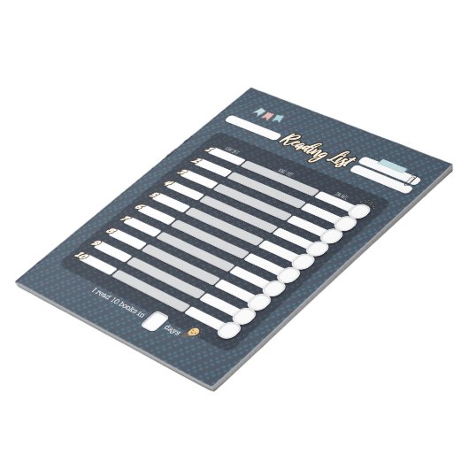 Blocnote met KINDER LEZINGSLIJST (Schuin)