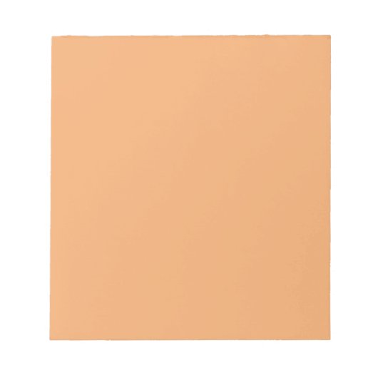 Blocnote met Oranje achtergrond van pasta (Voorkant)