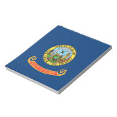 Blocnote met vlag van de staat Idaho (Linkerzijde)