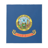 Blocnote met vlag van de staat Idaho (Voorkant)