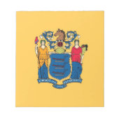 Blocnote met vlag van de staat New Jersey (Voorkant)