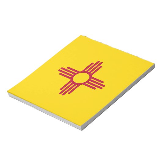 Blocnote met vlag van de staat New Mexico (Linkerzijde)