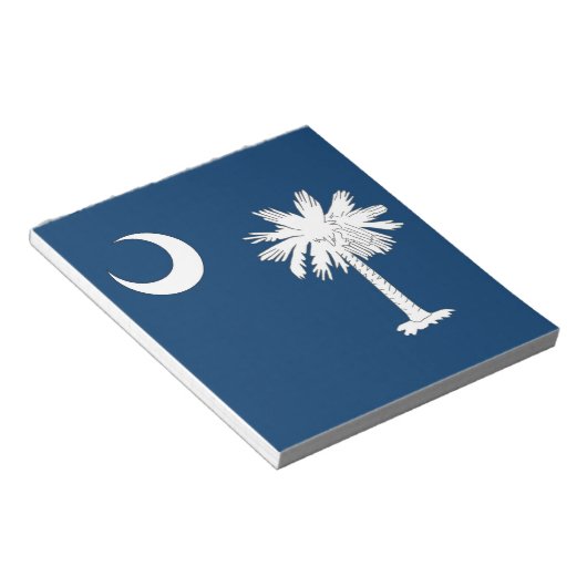 Blocnote met vlag van de staat South Carolina (Schuin)