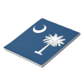 Blocnote met vlag van de staat South Carolina (Linkerzijde)