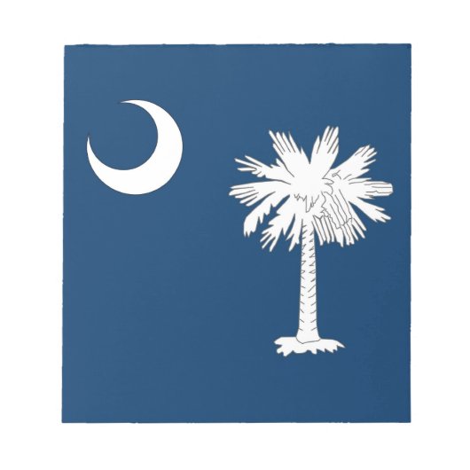 Blocnote met vlag van de staat South Carolina (Voorkant)