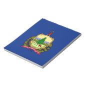 Blocnote met vlag van de staat Vermont (Linkerzijde)