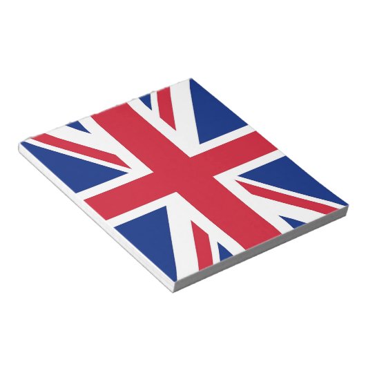 Blocnote met vlag van het Verenigd Koninkrijk (Schuin)