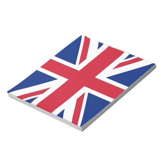Blocnote met vlag van het Verenigd Koninkrijk (Linkerzijde)