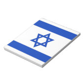 Blocnote met vlag van Israël (Linkerzijde)
