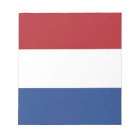 Blocnote met vlag van Nederland