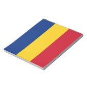 Blocnote met vlag van Roemenië (Linkerzijde)