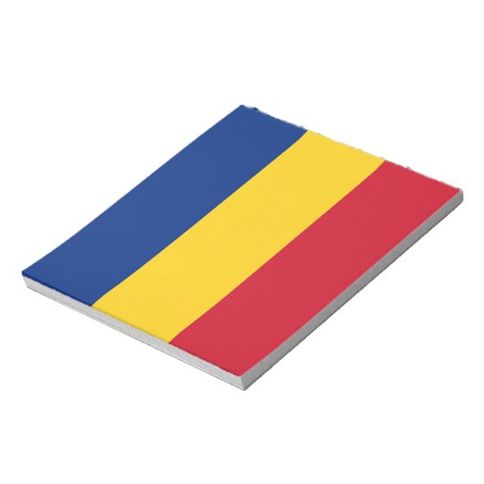 Blocnote met vlag van Roemenië (Linkerzijde)